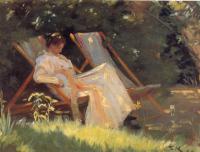 Peder Severin Kroyer - Marie en el jardin